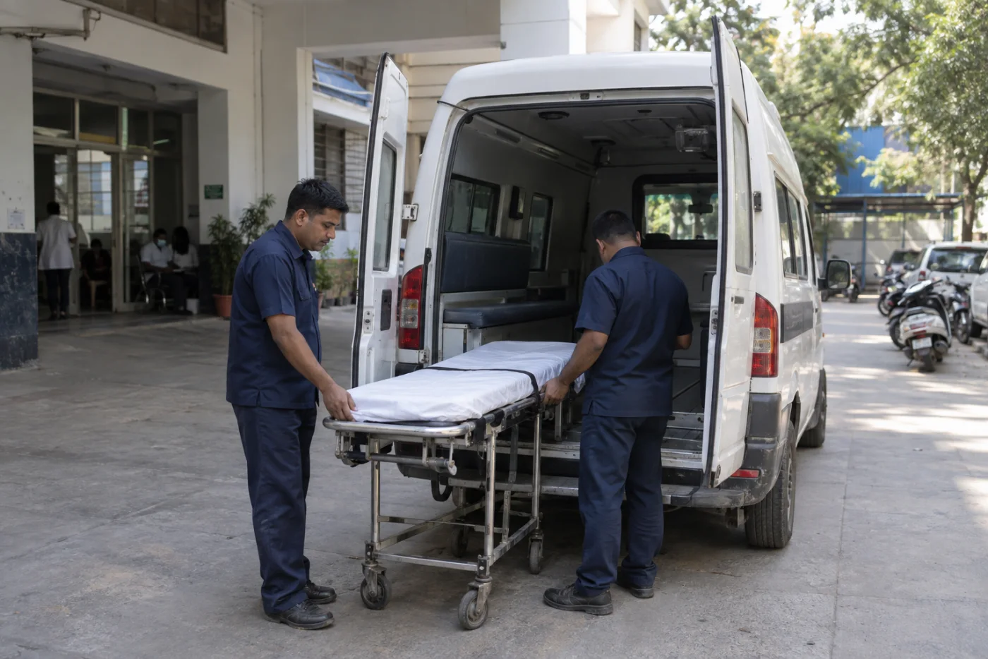 Dead body ambulance