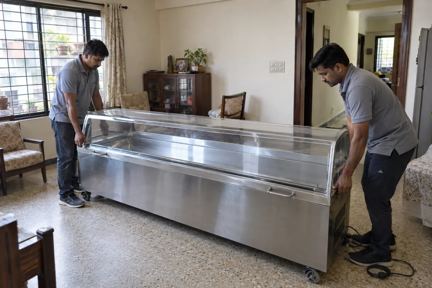 Freezer box on rent